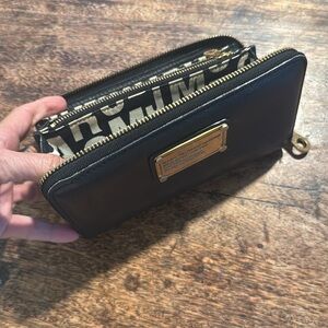 Marc by Marc Jacobs Standard Supply Workwear Black Leather Zip-Around Wallet